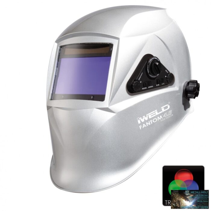 IWELD FANTOM 4.6 Automata hegesztő fejpajzs (ezüst-metál) - Image 1