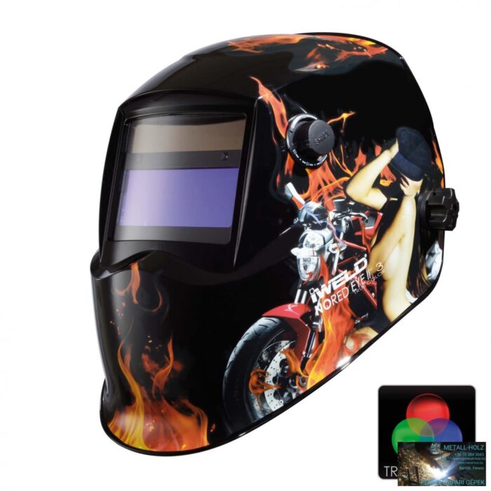 IWELD NORED EYE 3 Automata hegesztő fejpajzs (tűz-motor) - Image 1