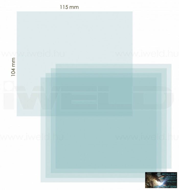 KÜLSŐ VÉDŐPLEXI BLACKBASE/NORED EYE/FANTOM 115X104MM - Image 1