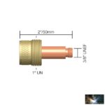 3,2mm AWI patronbefogó ház, nagy gázlencsés (17,26,18-as pisztolyokhoz) (5db/cs) - Image 2