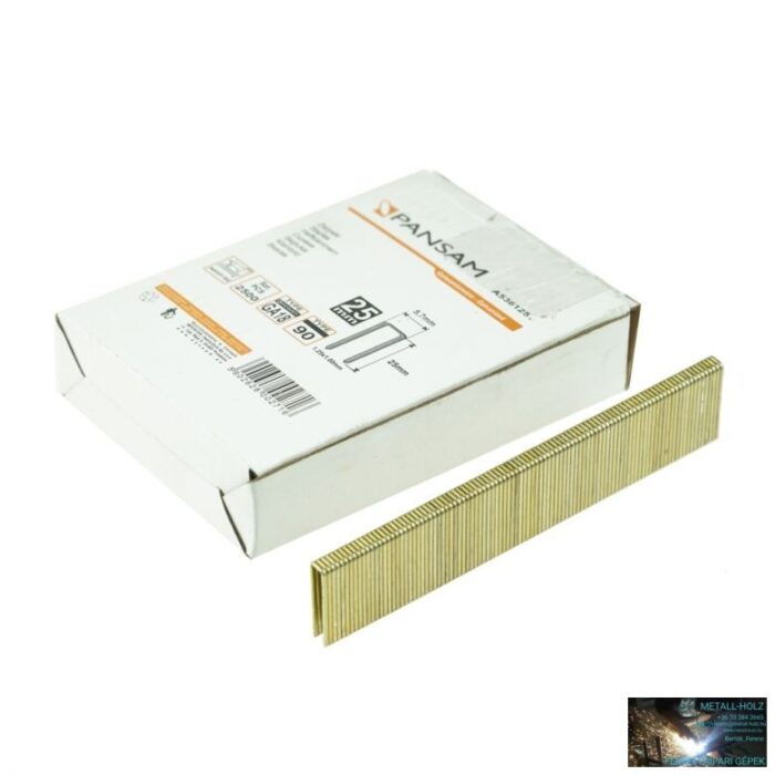 Tartlék kapcsok 16mm-tól-40mm-ig Ga18, tipus90, (1,25x1,00x5,7mm) 2500db - Image 3