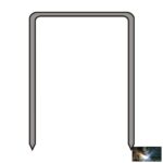 Tartlék kapcsok 6mm-tól-16mm-ig Ga21, tipus80, (1,25x1,00x5,7mm) 5000db