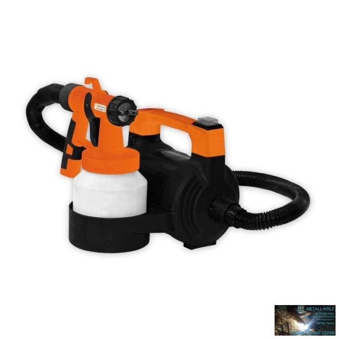 Elektromos festék szóró berendezés, HVLP 650W, fúvókával, 2,5m tömlő - Image 1