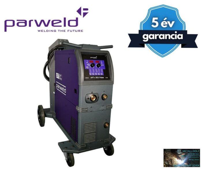 PARWELD 350A-es impulzusos MIG/MAG léghűtéses hegesztőgép - Image 1
