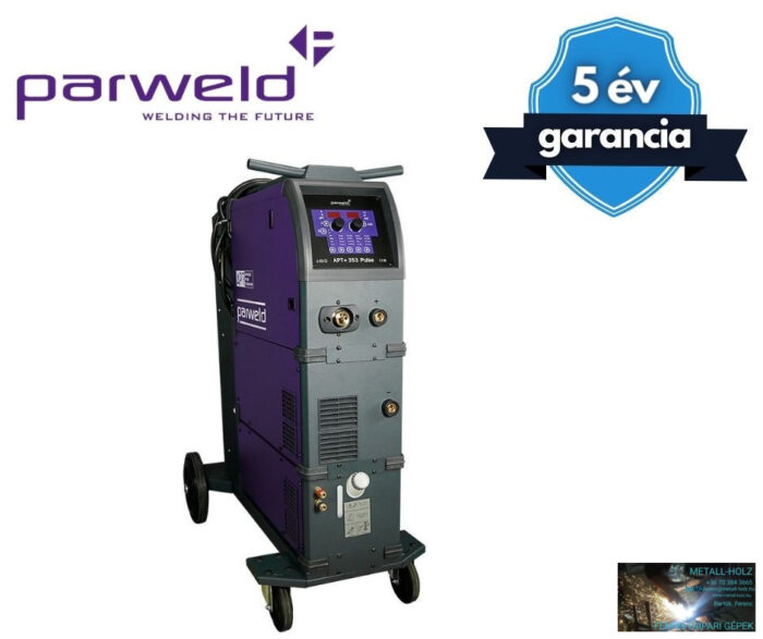 PARWELD 350A-es impulzus / dupla impulzusos MIG/MAG vízhűtéses hegesztőgép - Image 1