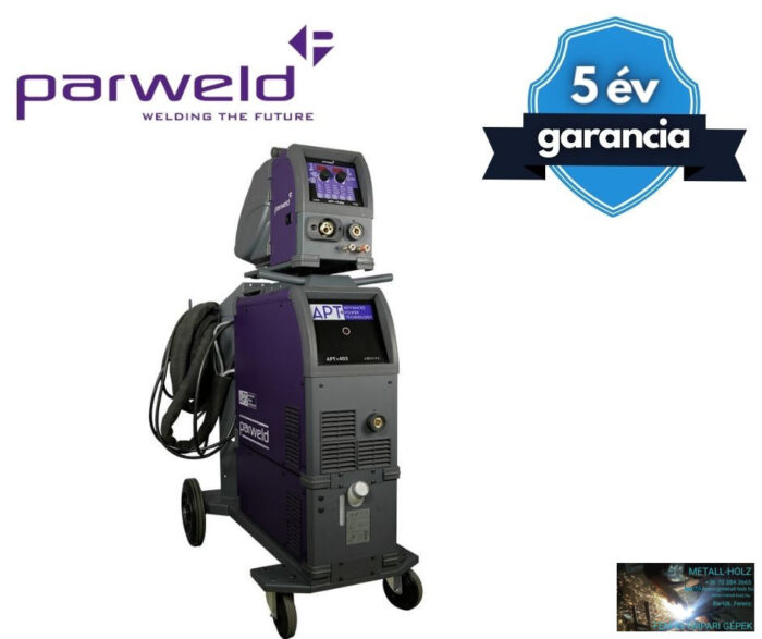 Parweld 400A-os impulzus / duplaimpulzusos különtolós MIG/MAG vízhűtéses hegesztőgép - Image 1