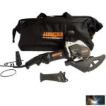 ARBORTECH AS170 tégla, habarcs, beton és fa vágására alkalmas.