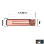 Áramátadó 0,6mm M6x25mm (25db/cs) - Image 2