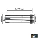 Kúpalakú gázterelő O 16 mm 340A (5db/cs) - Image 2