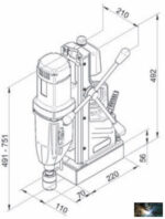 BDS MABasic-850 mágnastalpas fúrógép - Image 5
