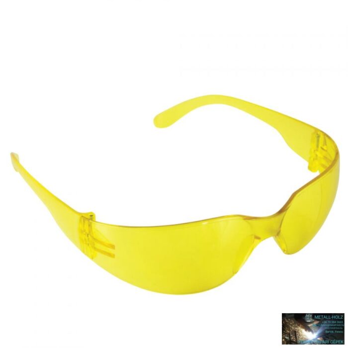 Védőszemüveg, polikarbonát, sárga - Image 1