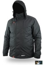 Téli bélelt dzseki, kihúzható kapucni