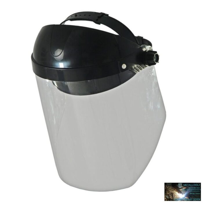 Polikarbonát arcvédőpajzs, 1mm vastag, 24cm hosszú, CE - Image 1