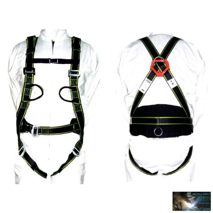 Biztonsági testhevederzet két felfüggesztési ponttal és oldalkapcsokkal - Image 1