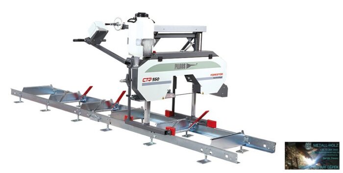 PILOUS CTR550 FORESTOR - vízszintes rönkhasító faipari szalagfűrészgép - Image 1
