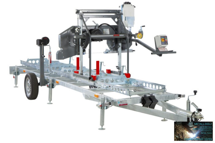 PILOUS CTR550-GX FORESTOR - vízszintes rönkhasító faipari szalagfűrészgép. - Image 2