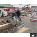 PILOUS CTR550 FORESTOR - vízszintes rönkhasító faipari szalagfűrészgép. - Image 9