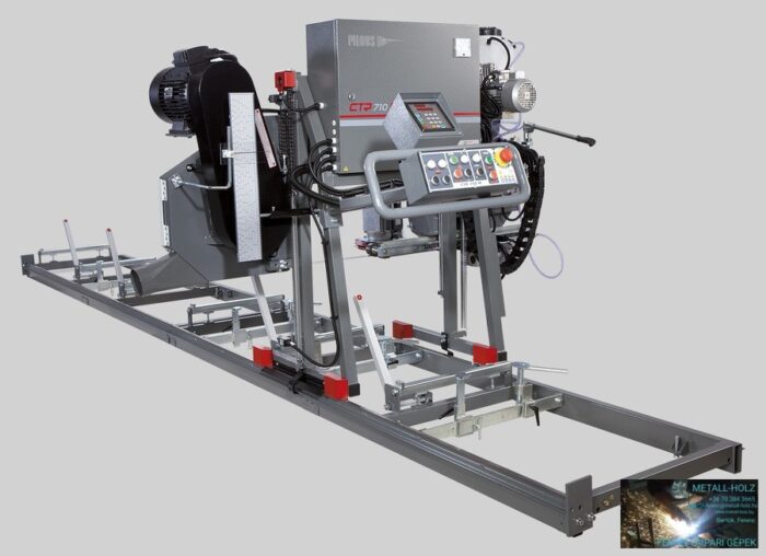 PILOUS CTR710 FORESTOR - PROFI - vízszintes rönkhasító faipari szalagfűrészgép. - Image 3