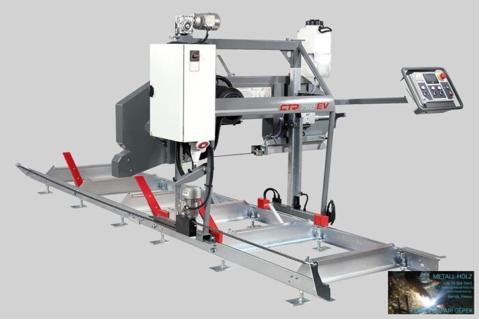 PILOUS CTR750 FORESTOR - vízszintes rönkhasító faipari szalagfűrészgép. - Image 2