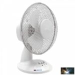 Asztali ventillátor 9", fehér vagy fekete