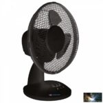 Asztali ventillátor 9", fehér vagy fekete - Image 2