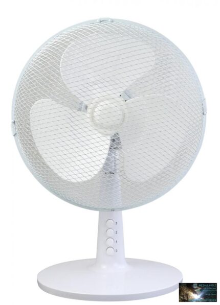 ASZTALI VENTILÁTOR 12" FEHÉR vagy FEKETE
