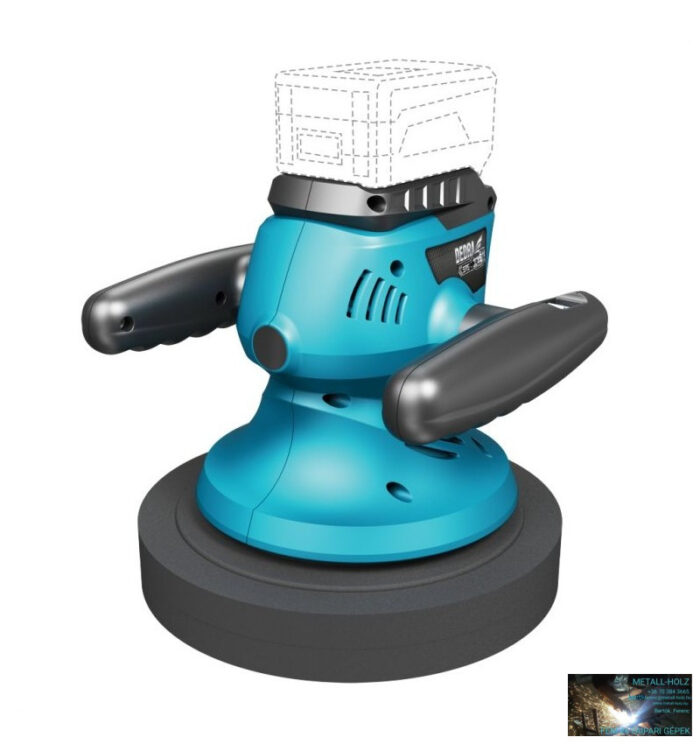 Dedra akkumulátoros forgó-excenteres polírozó - Image 1