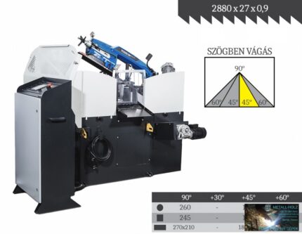PILOUS DYNAMIC 2.6 NC automata szalagfűrészgép