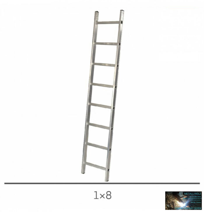 Létra 1 részes támasztó 1x8 alu. Basic EN131 - Image 1