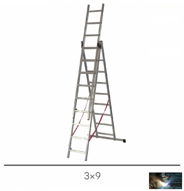 Létra 3 részes többcélú 3x9 alu. Basic EN131 - Image 1