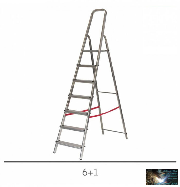 Létra háztartási 6+1 alu. ECO Basic - Image 1