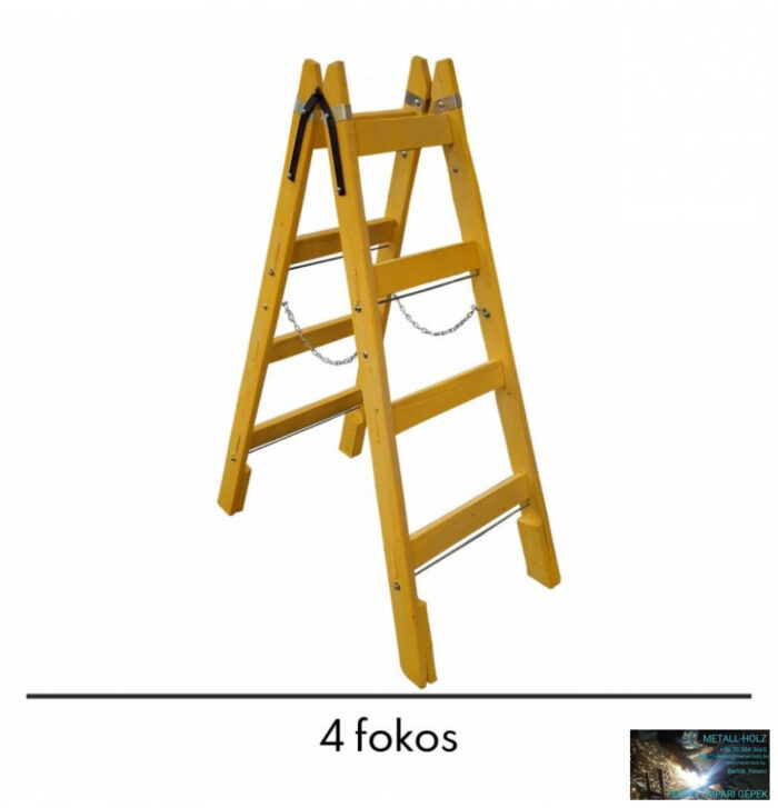 Létra fa 4 fokos háztartási - Image 1