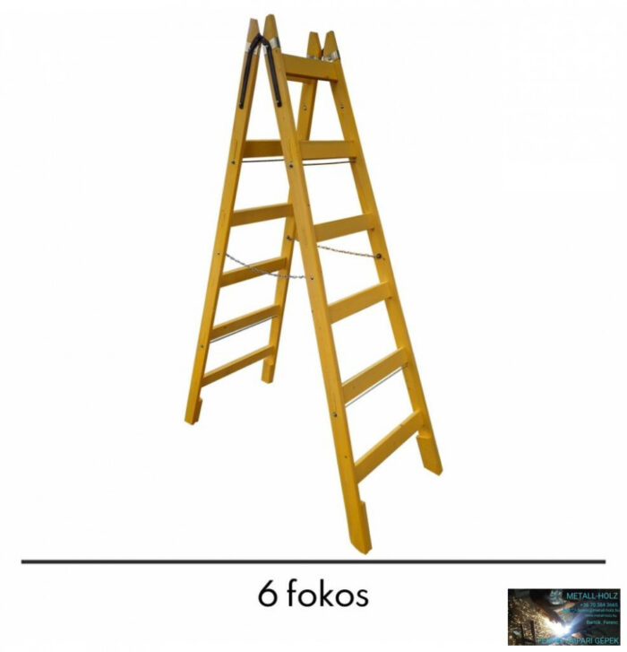 Létra fa 6 fokos háztartási - Image 1
