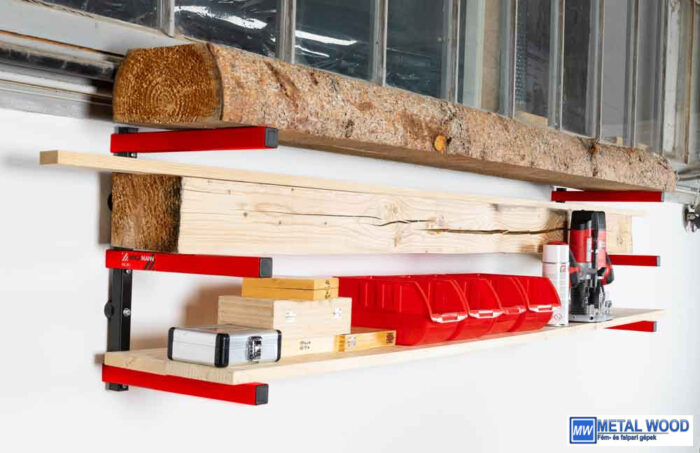 HLR1 Falra szerelhető fa tároló állvány - Image 3