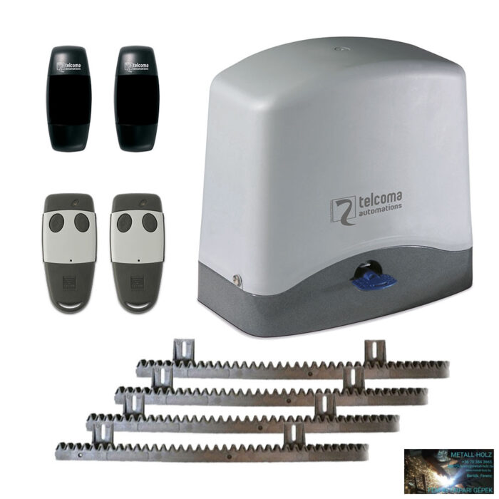 CARDIN / TELCOMA tolómotor szett 300 kg-ig, 449-es távirányítóval, 4m fogasléc Kit Ace Fast/449/crv - Image 1