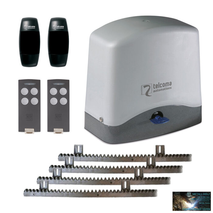 CARDIN / TELCOMA tolómotor szett 300 kg-ig, 504-es távirányítóval, 4m fogasléc Kit Ace Fast/504/Crv - Image 1