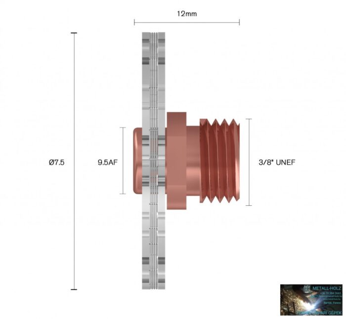 Nagy gázlencse 2.4mm AWI pisztolyokhoz SR 9/17/18/20/26 - Image 2