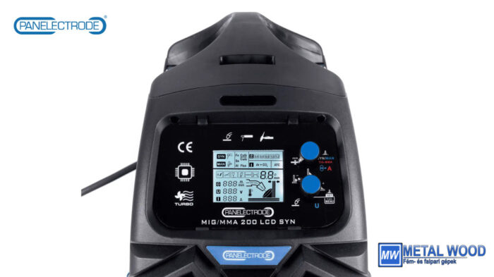 Panelelectrode MIG/MMA 200 LCD SYN inverteres hegesztőgép - Image 3