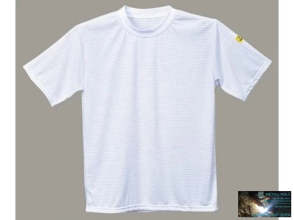 THD-AS20, ANTISZTATIKUS ESD PÓLÓ, FEHÉR