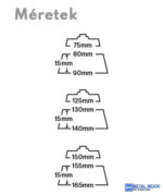 U-THIN PRO Cut 80/90mm ALACSONY PROFIL NYITOTT CELLÁS 1. lépcső,  DA gépekhez polírozó korong - Image 2