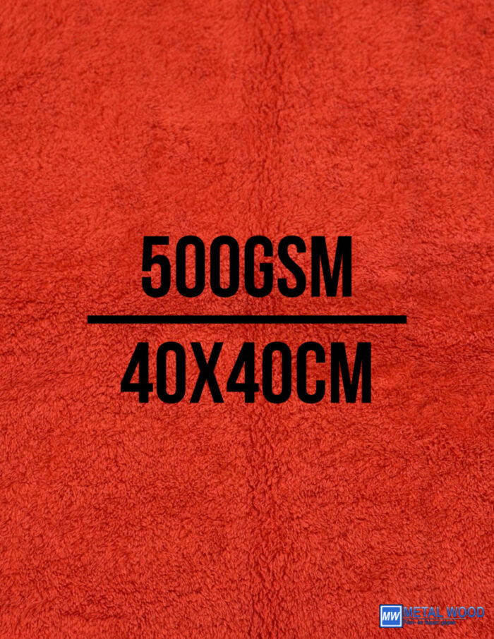 Mikroszálas Kendő 500GSM / 40x40CM Narancs Szegélymentes - Image 1