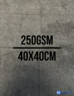 Mikroszálas Kendő 250GSM / 40x40CM Szürke Szegélymentes 5db