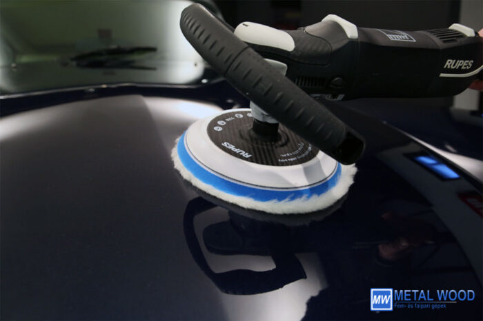 Tépőzáras gyapjúkorong (fehér) hagyományos polirgépekhez - Image 4