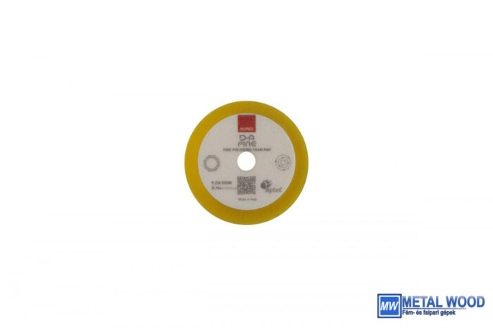 Puha (sárga) polírszivacs 100mm LHR75 géphez - Image 1