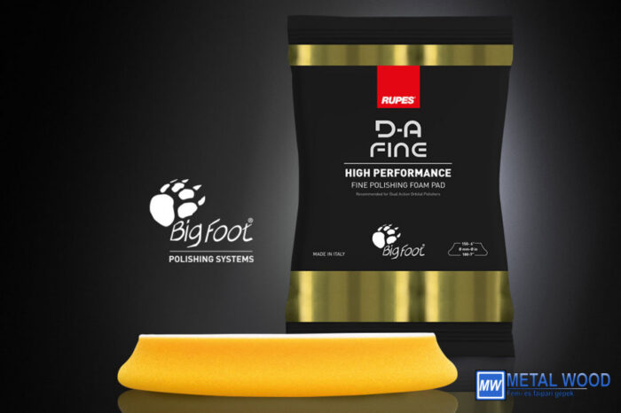 Puha (sárga) polírszivacs 100mm LHR75 géphez - Image 4