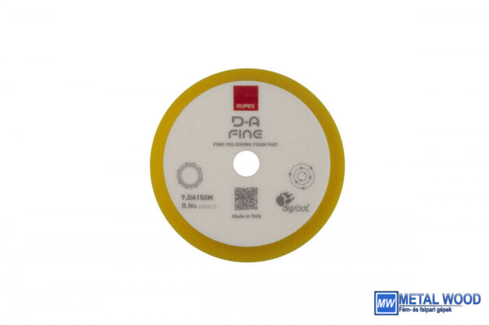 Puha (sárga) polírszivacs 150mm LHR12 és LHR15 gépekhez - Image 1