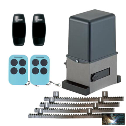 Tolókapu mozgató szett 600 kg-ig, IDOL távirányító, 4m CRV4-es fogasléccel, 230V Slide Kit/Idol/CRV4