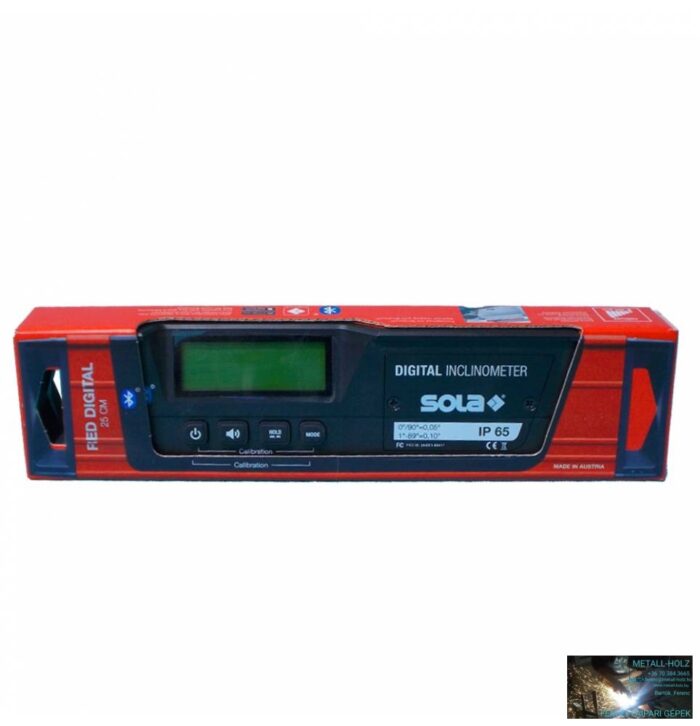WKR-Digital Elektronikus Dőlésmérő Bluetooth RED 25 SOLA - Image 1