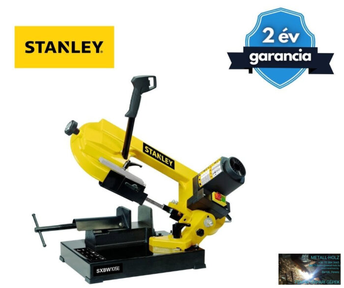 STANLEY SXBW105E fémipari szalagfűrészgép. Vágási kapacitás: 105mm - Image 1