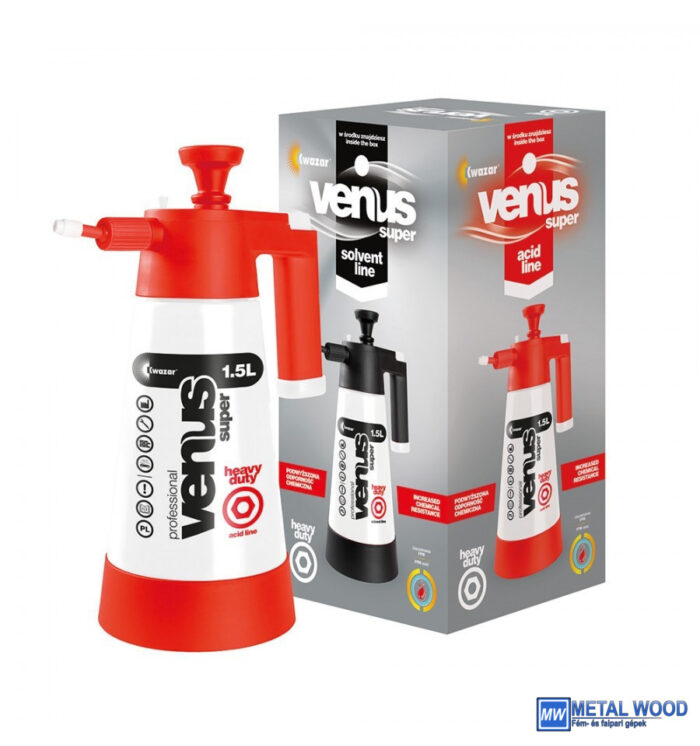 Venus Super HD 1,5L Acid (saválló) Pumpás Permetező - Image 2